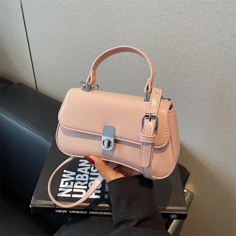 Small Bag Women's New Fashion Versatile Shoulder Messenger Bag High-end Portable Small Square Bag