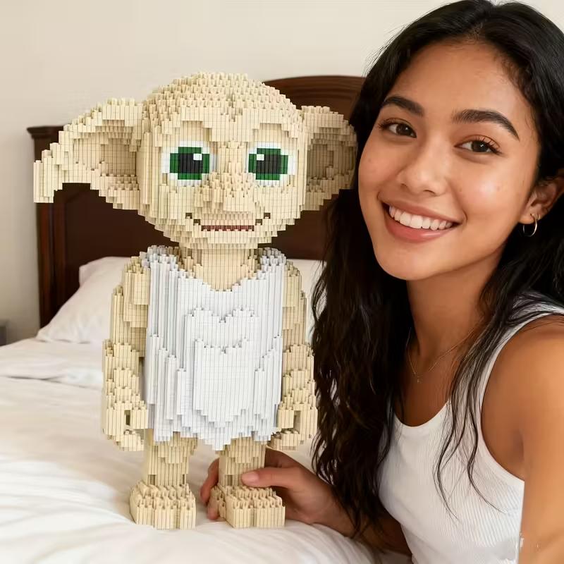 Non-Toxic 3105-Piece Dobby Animal Building Block Model Creative Decoration Holiday Gift