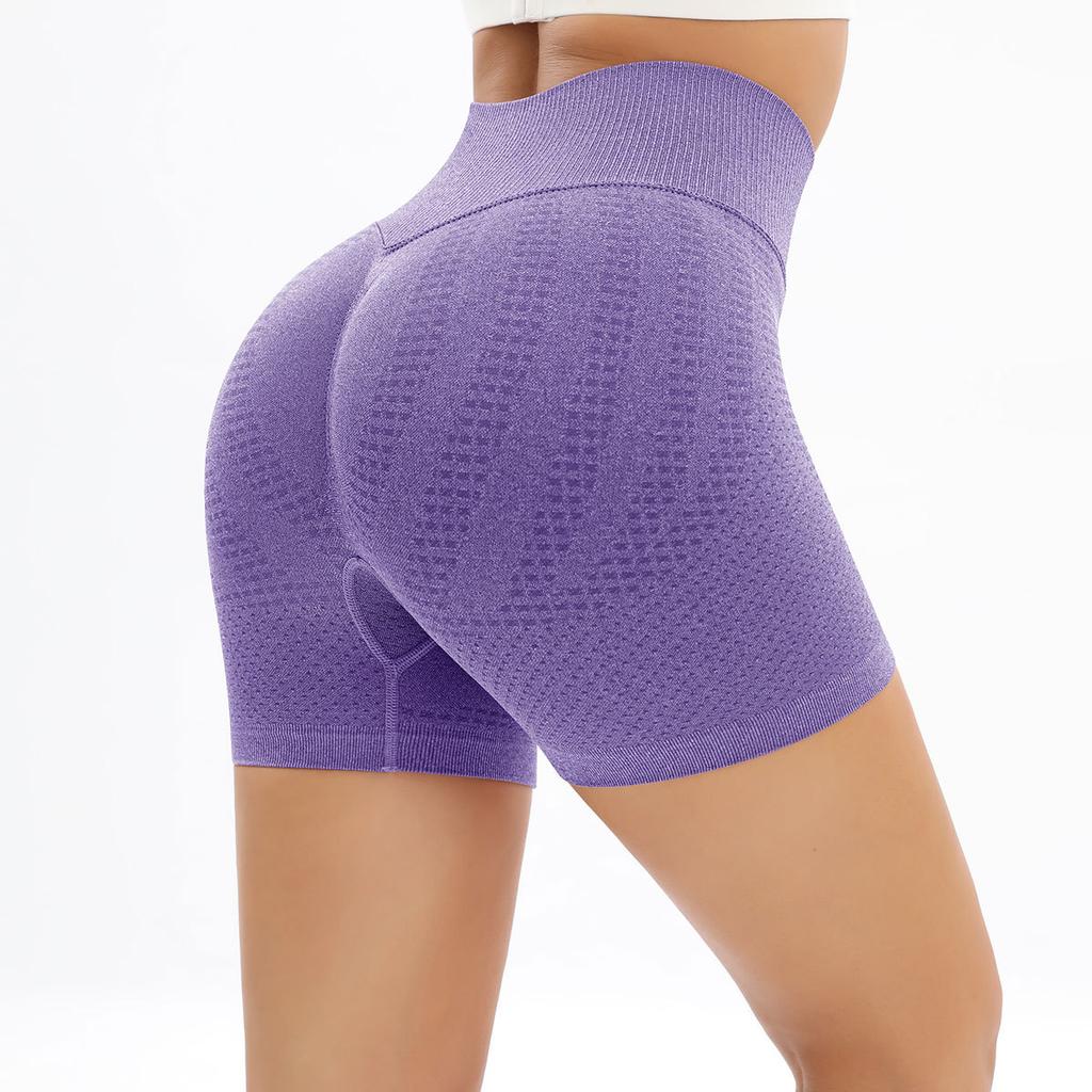 Bezešvé Booty Yoga šortky s vysokým pasem Booty Lifting Push Up Amplify šortky Ženy Gym Bag Legíny Bag Workout Fitness šortky
