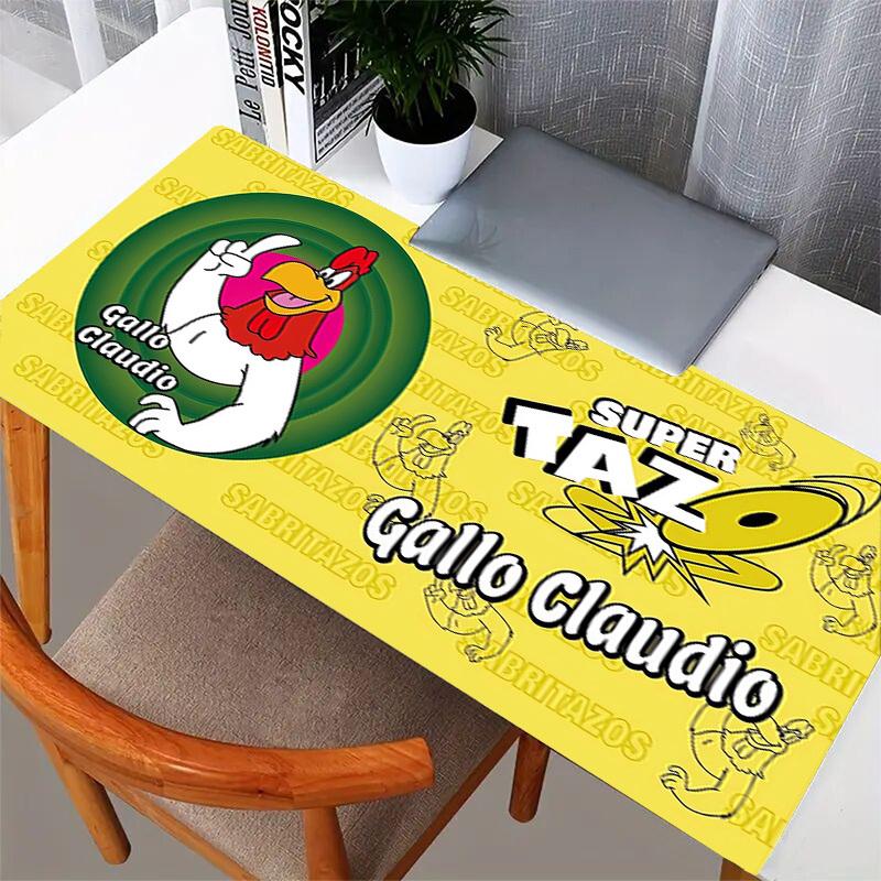 1pc Super Taz Gallo Claudio Computer Pad with Vibrant Print, Mouse Pads for Desk 015