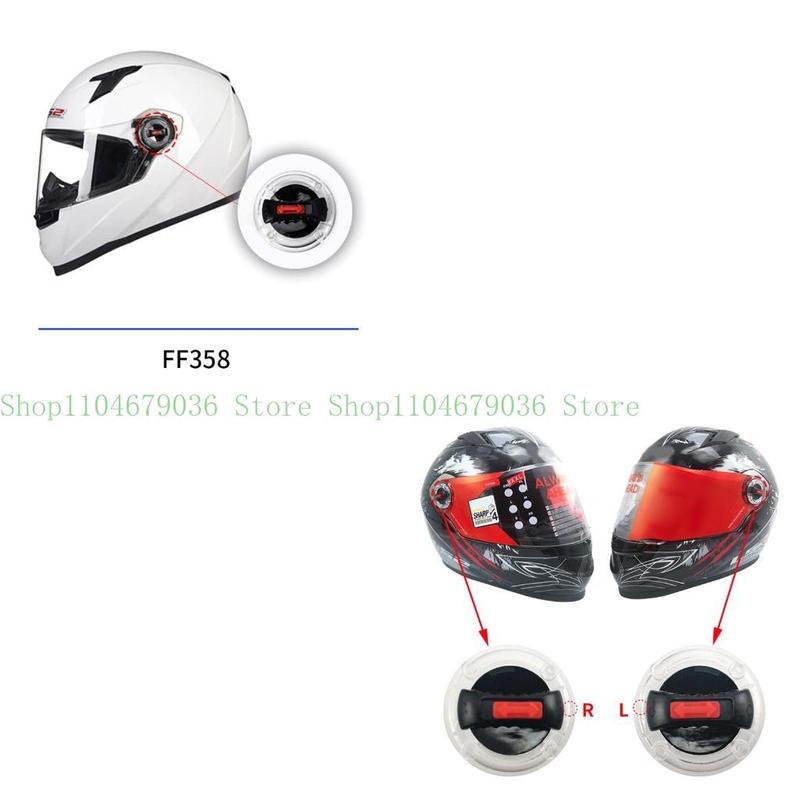 652F Replacement Shield Motorcycle Helmet Visor Rotate Switch for FF370/358/386/394/325/396