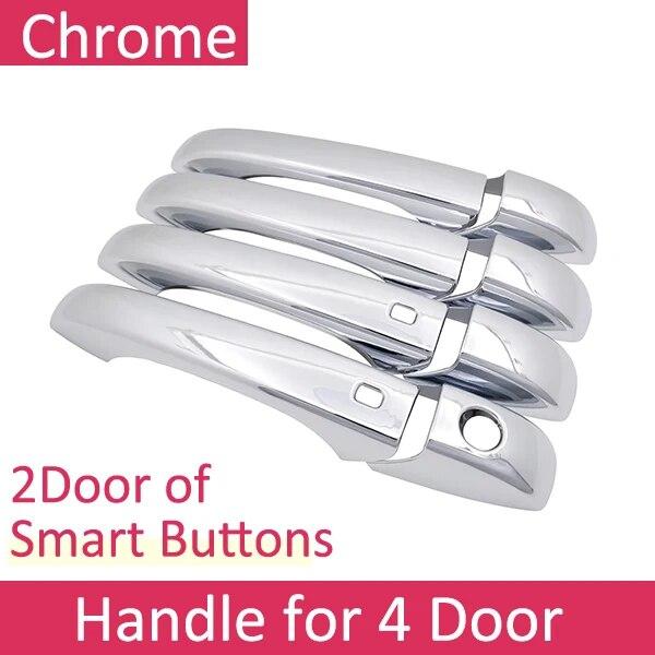 for Dodge Caliber 2007 2008 2009 2010 2011 2012 Luxurious Chrome Door Handle Cover Exterior Trim Catch Car Styling Accessories