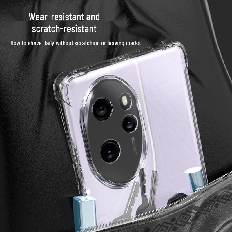 Luxury TPU Transparent Anti-Drop Case for Honor 100 Pro