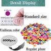 Multi-color Metallic Foil Paper Shreds(1.5 cm)Round Dots Glitter Rainbow Table Confetti,Suitable for party and wedding decoration,Per Pack 2.1 Ounce