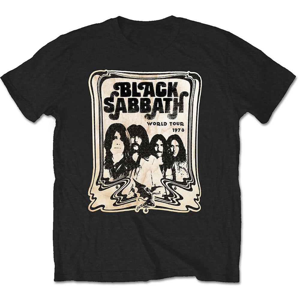 

Black Sabbath T-Shirt World Tour 1978 Ozzy Osbourne Official New XL