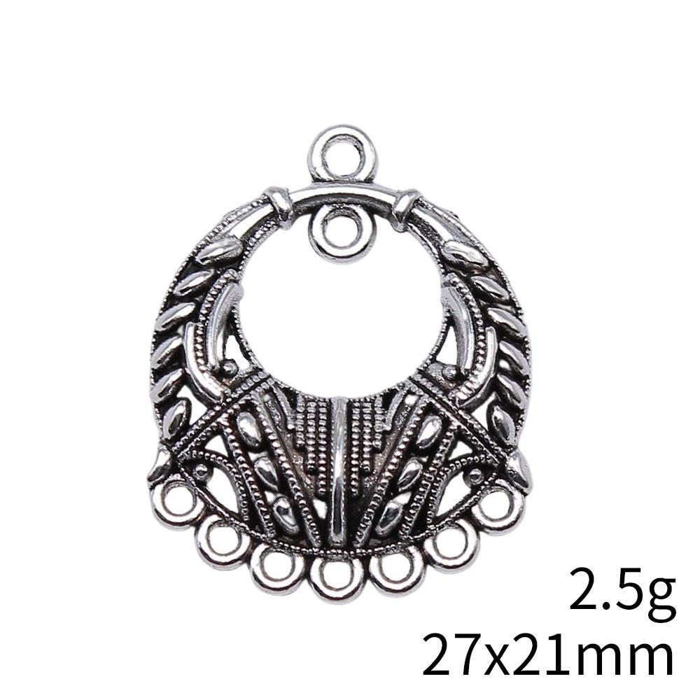 Graduation Accessories Women Round Multi-Hole Earring Connector Accessories Parts Clearance Sale Items Accessories For Girls
