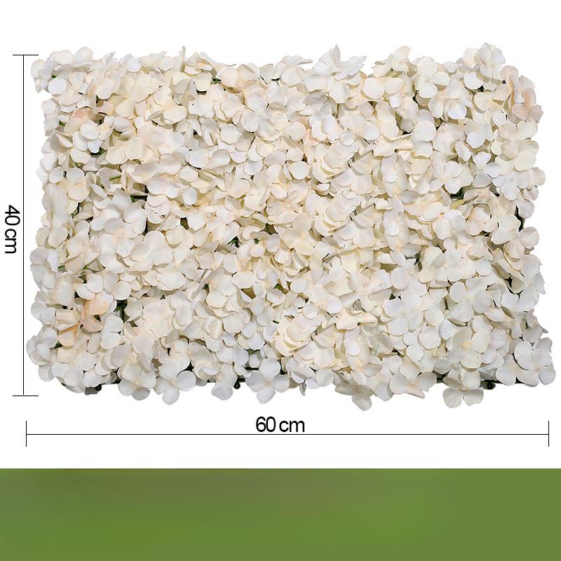 Simulated Wedding Flowers Row Wedding Road Lead Artificial Hydrangea Simulated Plant Wall False Flower Background Wall Landscape Decoration