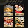 1Pair Stainless Steel Chopsticks Non Slip Tip Heat Resistant Reusable Dishwasher Safe For Home Asian Restaurant Daily Use