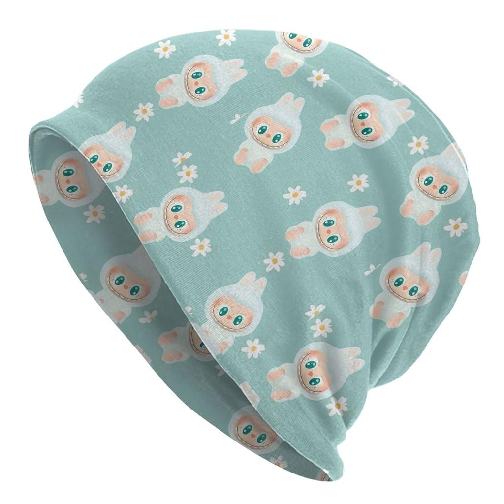 Cute Doll Monsters Bonnet Hats Hip Hop Outdoor Skullies Beanies Hat for Unisex Women Warm Dualuse Cap