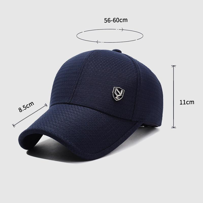 Spring Summer Breathable Mesh Cap Outdoor Cap Fishing Sunshade Sunscreen Cap Middle-Aged Men's Cap