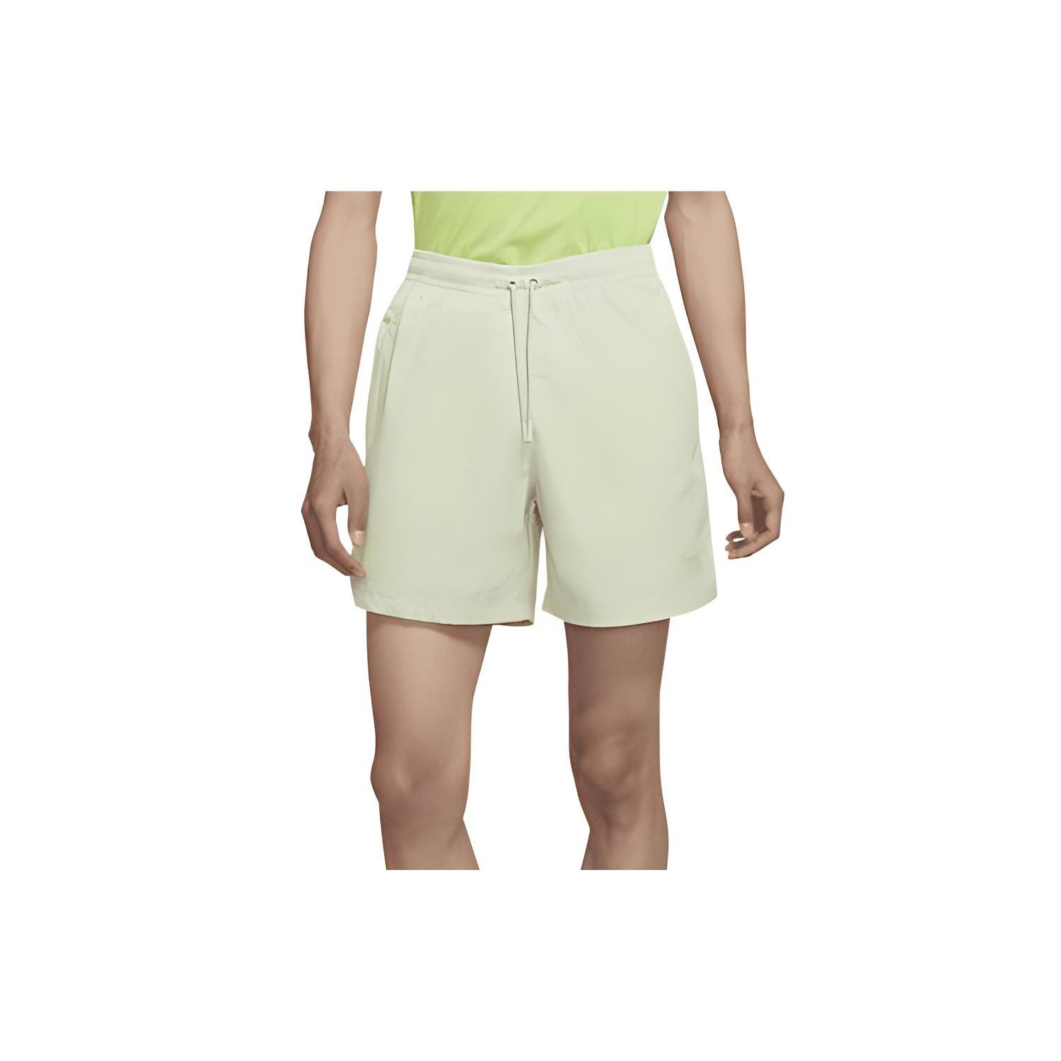Men s Nike NAI-KE Cha Nai-Ke Cha Series Solid Color Breathable Lacing Straight Shorts Light Olive Green Gray DV6194-371 M