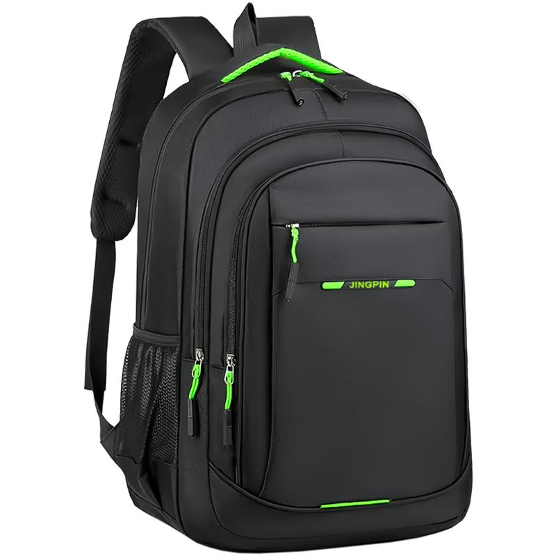 Comfort Padded Business Laptop Backpack Men Oxford Cloth Rucksack With Luggage Strap for School Work Outdoor Trip