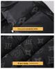 Korean Style Reflective Letter Cotton Vest: Warm, Hooded, Slim Fit Sleeveless Jacket for Men