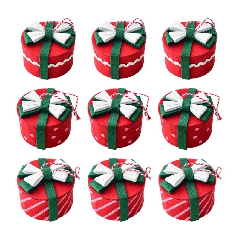 3PCS Lightweight Durable Holiday Gift Package Deck Sustainable Not Toxic Wall Hanging Craft