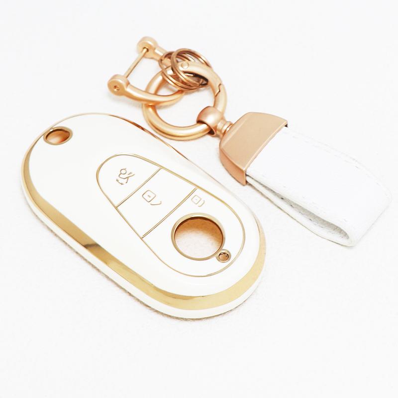 Fashion Style TPU For Mercedes Benz GLA GLB GLC CLA CLS E300 S450 S580 S500 C E S Class W206 W223 W214 Car Key Case Cover