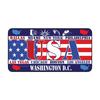 National Flag Metal Tin Sign Vintage Poster France Spain USA License Plate for Bar Home Restaurant Wall Decor 15x30cm