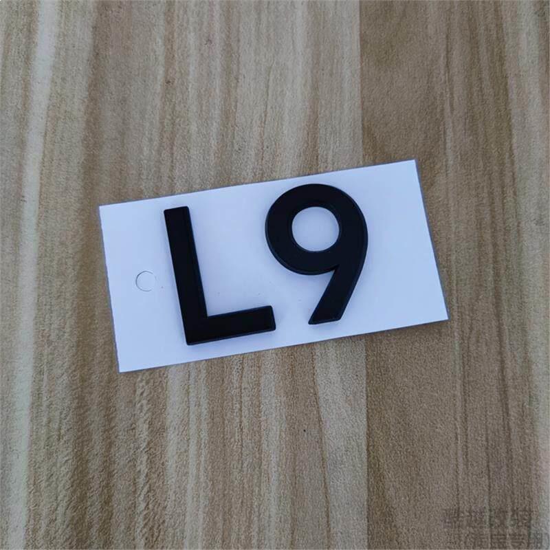Ideal L9-L6 Black Hood and Tailgate Emblem/Lettering Sticker Set