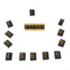 62KD Gold Number Price Tag Signs 20Sets Arabic Numerals Together Price Cube for Shopping Mall Storage Price