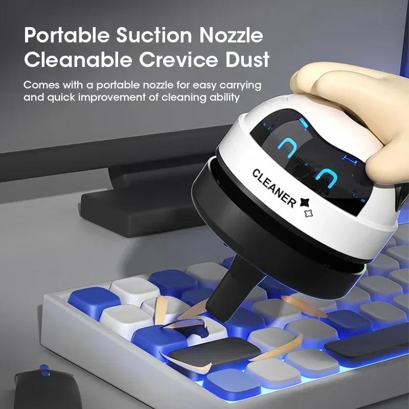 Portable Mini Vacuum Cleaner Desk Table Dust Vacuum USB Handheld Table Sweeper Hair Pencil Crumbs Cleaning Tool Vacuum Cleaner