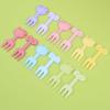 Acrylic Cat Bow Fork Cream Glue DIY Craft Kit for Hair Accessories & Keychains