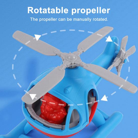 Propeller Airplane Model Kids Educational Helicopter Model Glider Aircraft Water Plane Toddlers Boys Girls Indoor Outdoor Beach Plane Toy