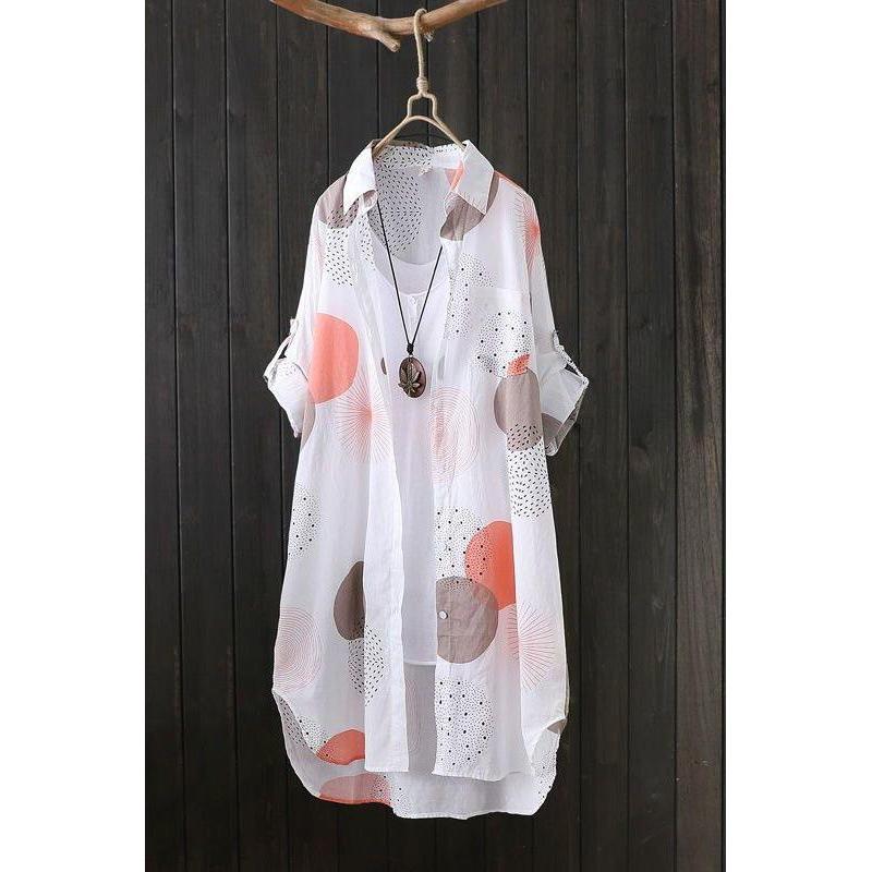 Camisa Casual de Temperamento para Mujer Moda Blusa Suelta para Mujer Elegante Blusa de Manga Larga Camisa de Protección Solar para Vacaciones Fin de Semana