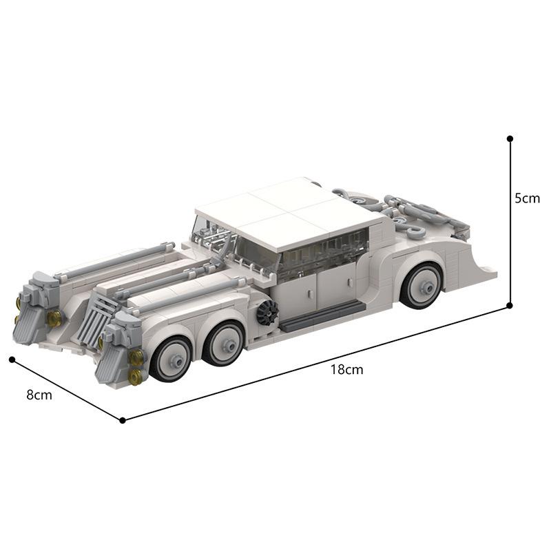 MOC-C9871 Small Particle Interlocking Building Blocks Toy - Nemo s Spirit Toy Car