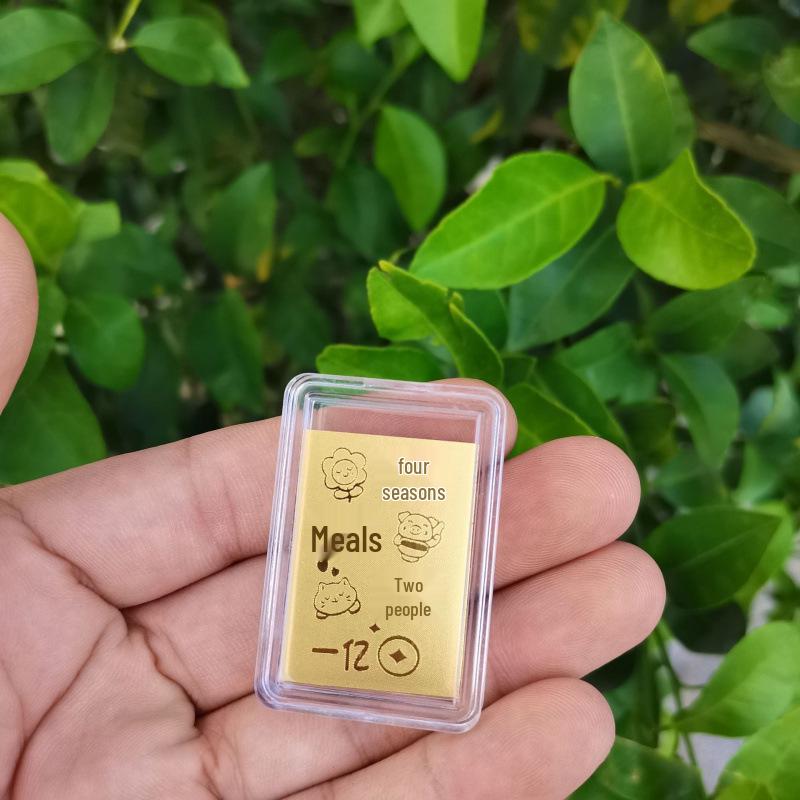 Gold 999 Leaf Phone Sticker: Wealth-Attracting Back Sticker, Ideal Birthday Gift