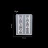 3D Bowknot Silicone Nail Mold Flower Petals Butterfly Heart Diy Design Manicure Template Carving Nail Art Stencil Tool