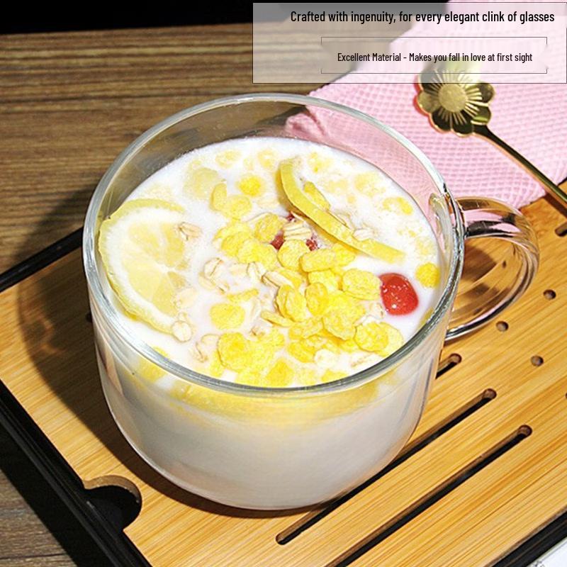 Shangqi G2370 Tempered Glass Mug with Handle