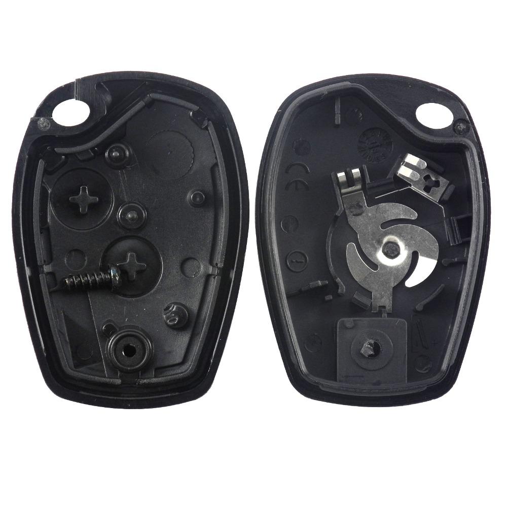 jingyuqin 2 Buttons Car Key Shell For Renault Dacia Modus Clio 3 Twingo Kangoo 2 Remote Fob Case
