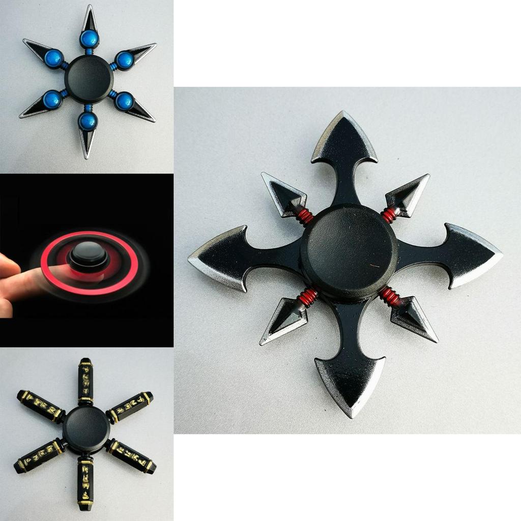 Naruto Shuriken Fingertip Spinner High-speed Rotation Antistress Toy For Kids And Adults
