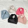 Soft Knotted Wrist Handbag Lightweight Luxury Commuting Bag Casual Minimalist Bag  Casual