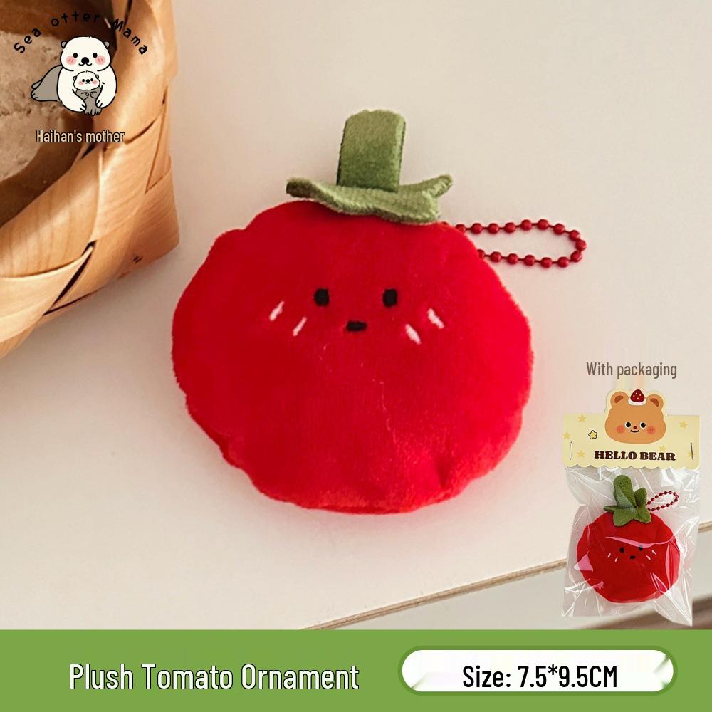 Cute Food Plushie Keychain: Creative Plush Food Toy Doll Pendant for Bags and Keyrings