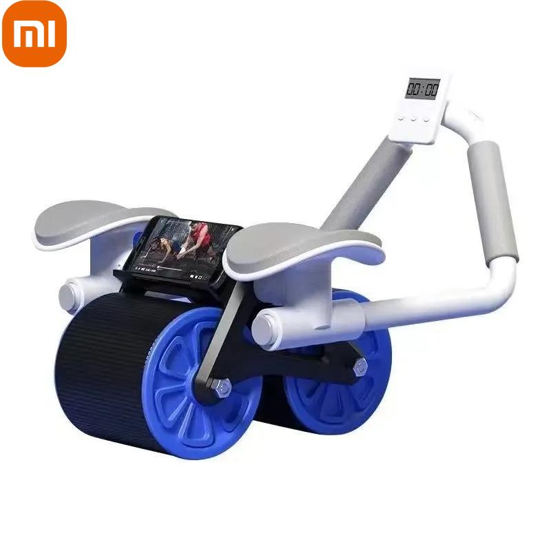 

Колесо для брюшного пресса Xiaomi с автоматическим отскоком, колесо для брюшного пресса с подушкой, плоское отжимание, роликовая опора для растягивания мышц, бесшумный тренажер для брюшного пресса