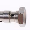 Kohlenstoffstahl Motorrad Bremssattel Hohlschraube Entlüfterschraube Nippel M10x1.0mm 1.25mm für Cruiser Motorräder