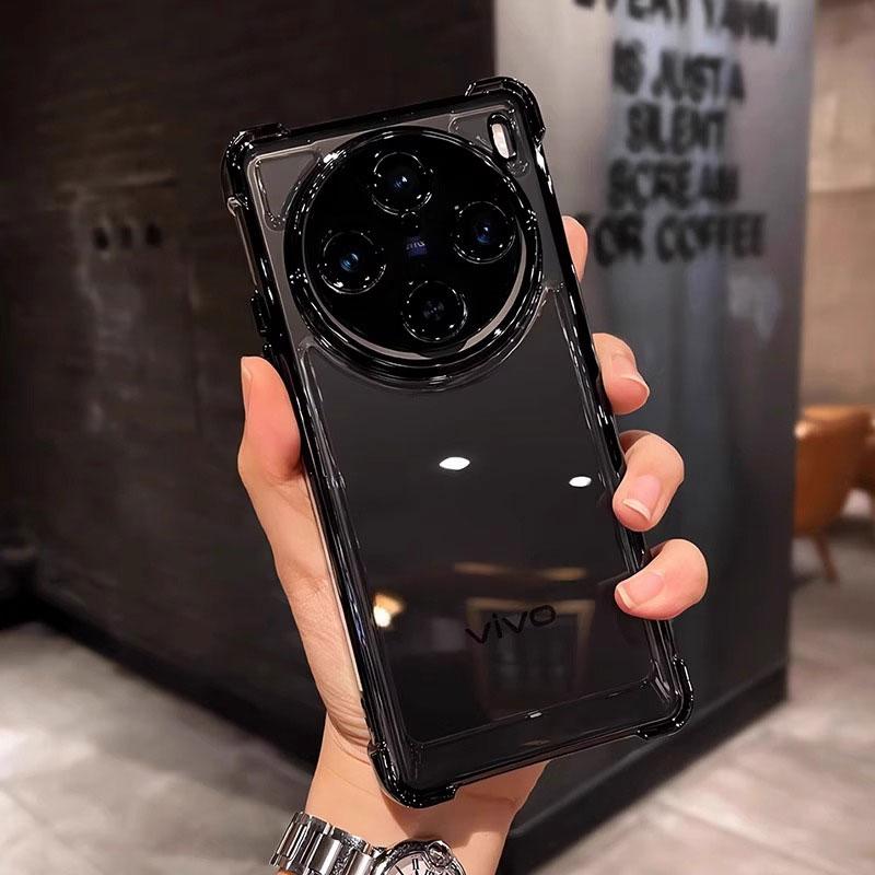 X200 Shockproof Case,Armor Clear Cover For Vivo X200 mini Find X8 pro Protect Back Coque For X200pro 6.78'' Phone Cases Silicone