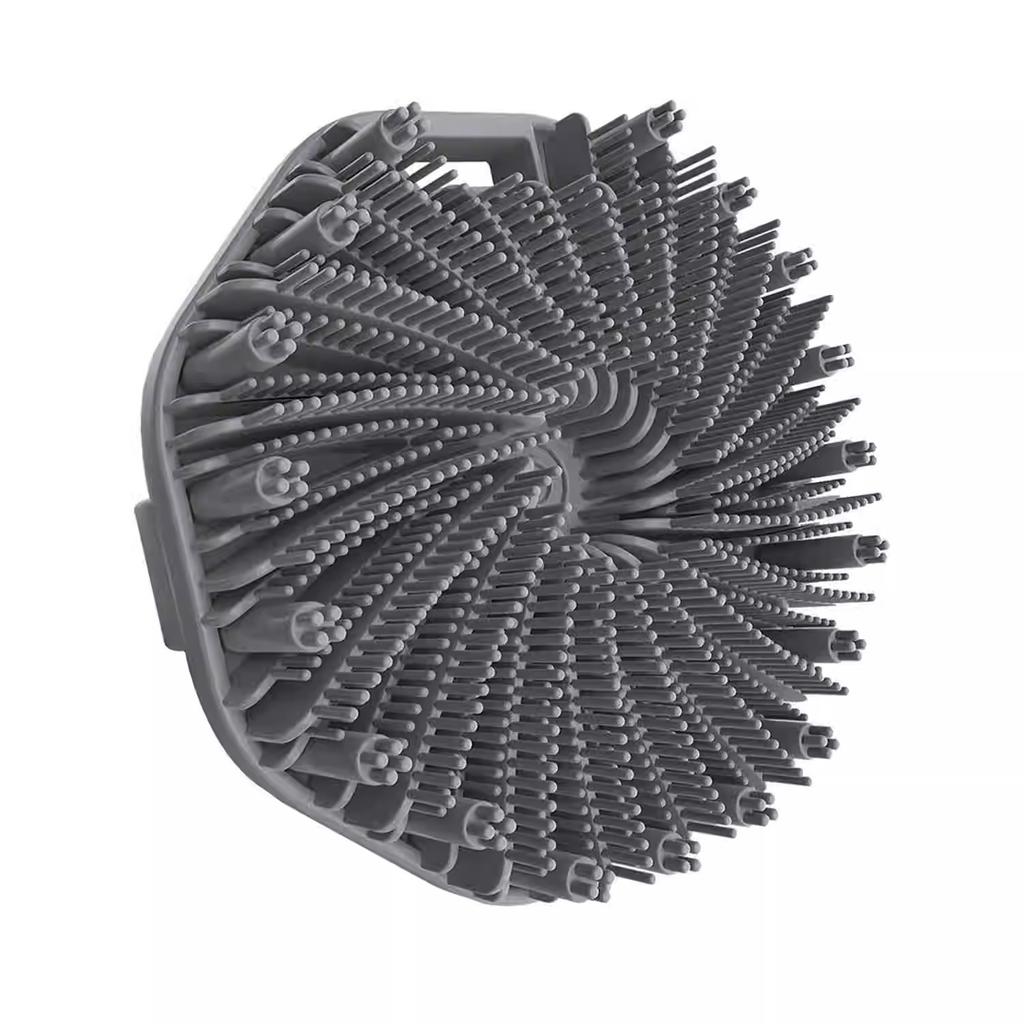 1PCSoft Silicone Bath Brush, Dual Sided Body & Scalp Exfoliating Scrubber, Gentle Massage Brush For Adults Kids Shower Cleansing