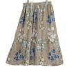45R 71140084 Khaki Double-woven Country Flower Skirt skirt Not written khakiUsed