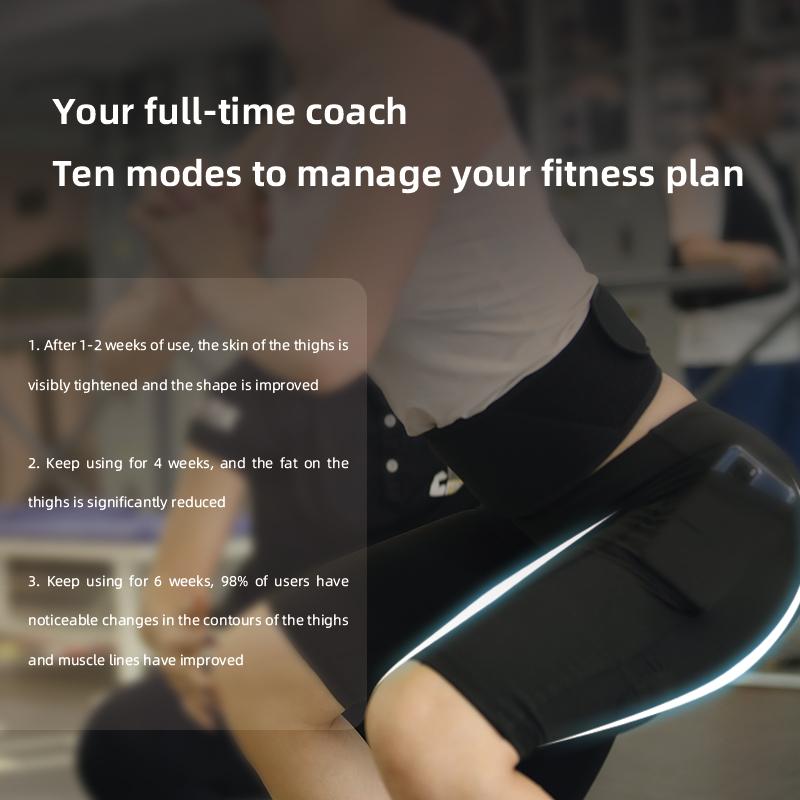 Upgrade EMS Electric Muscle Stimulator Massager for Fitness TENS Anti Cellulite Legs Belts Slimming Thigh Bodybuilding Band