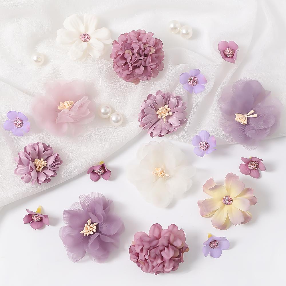 Mehrfarbige Gemischte Künstliche Blumen Seiden-Falsche Blumen Für Heimdekoration Hochzeitsdekoration DIY Bastelblumenwand Zubehör