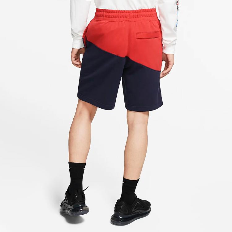 Nike Sportswear Swoosh Short Men Bottoms Blue Red BV5310-657