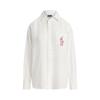 Polo Ralph Lauren Women S Linen Big Pony overSized Shirt wmpoShtndo21185100 