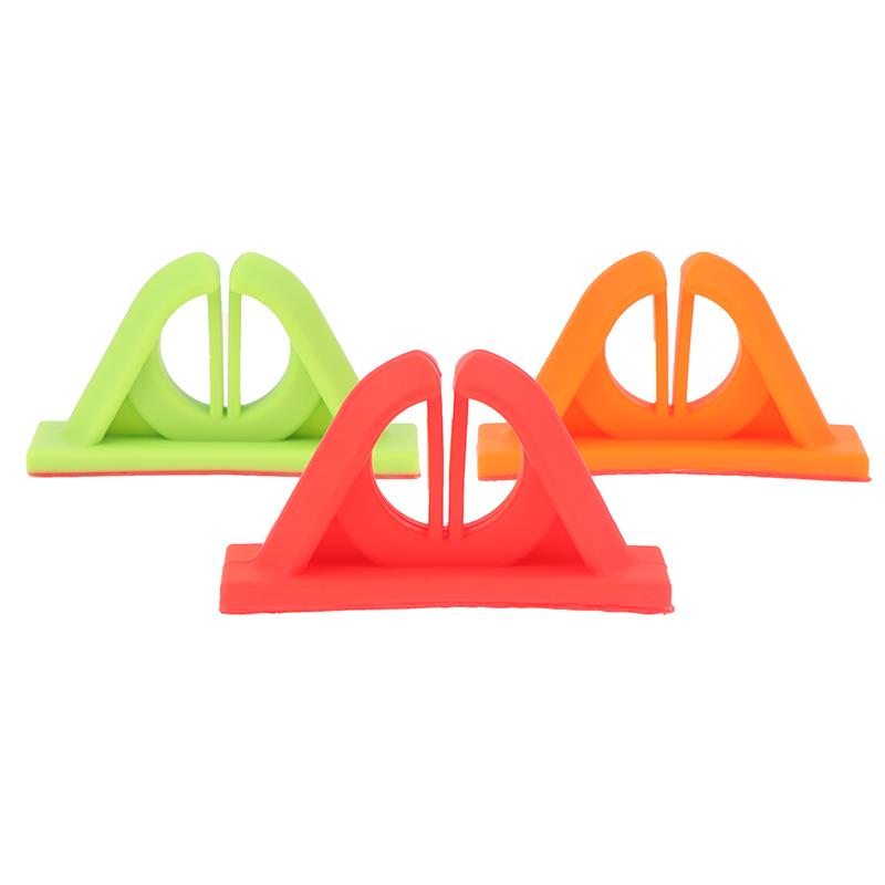 2Pcs Fishing Rod Display Rack Vertical Bracket Silicone Bracket Fixing Rack Fishing Rod Rack For Wall And Garage Storage