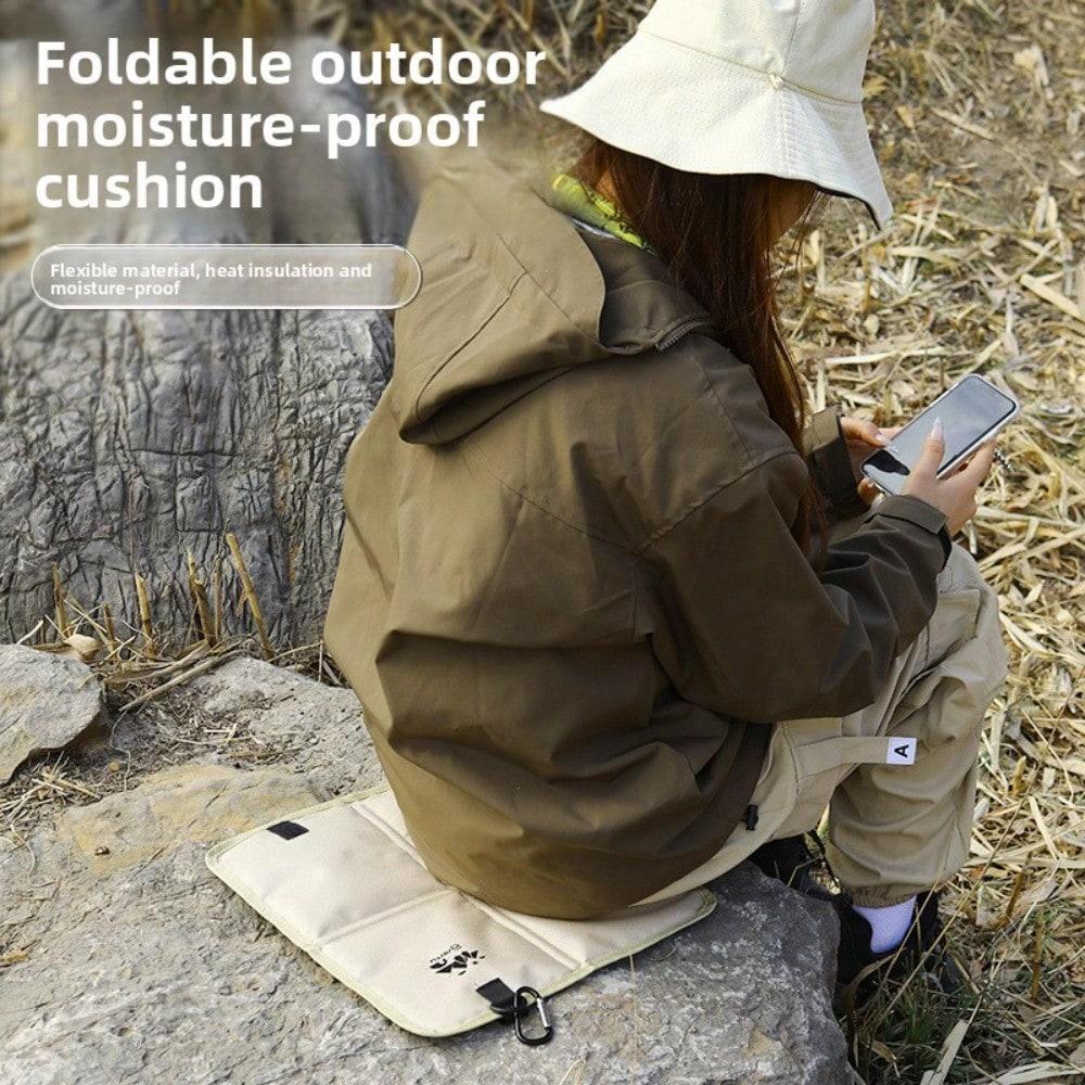 Outdoor camping folding portable seat cushion Park lawn moisture-proof mat Hiking mountaineering floor mat Chair seat cushion Picnic mat