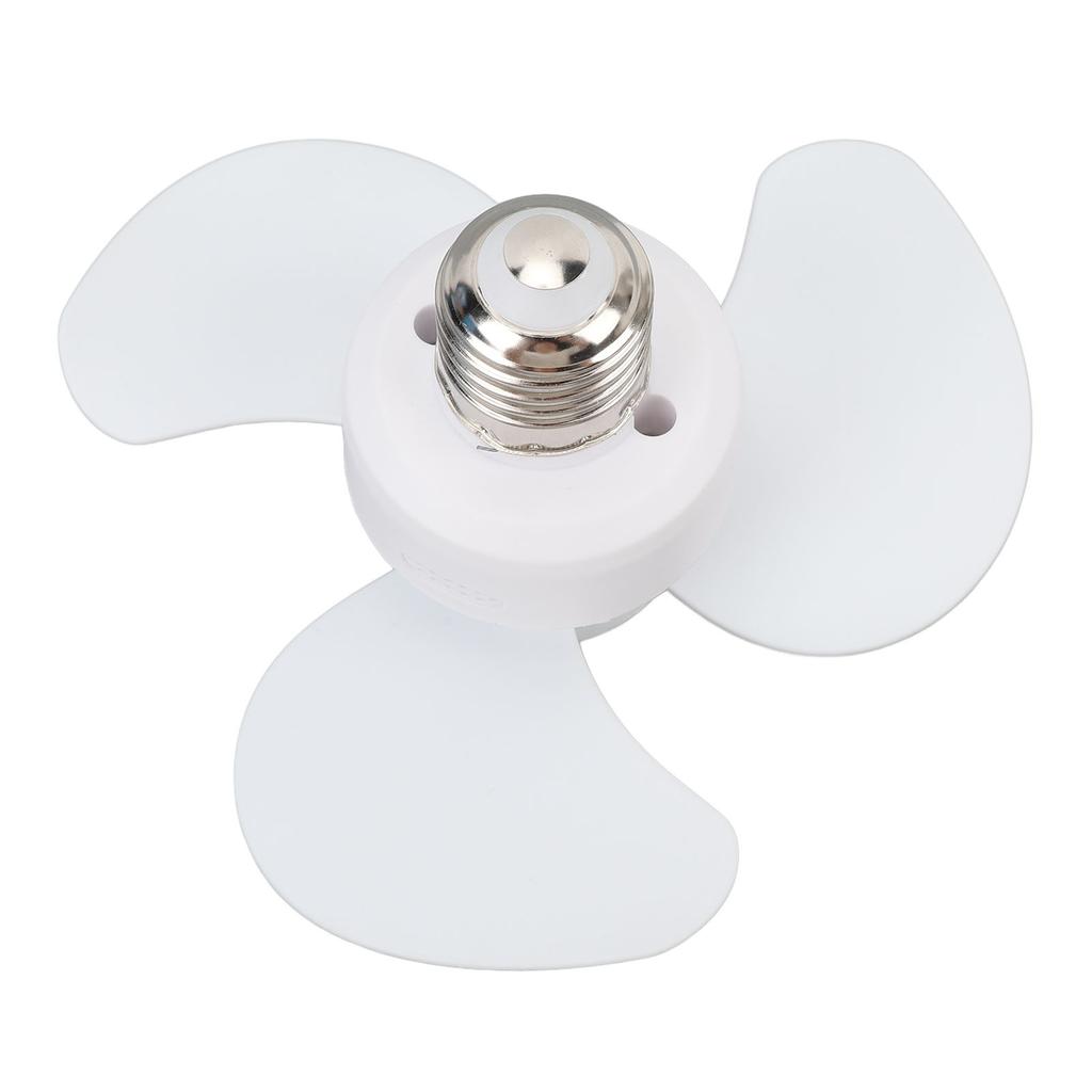 Socket Mini Fan E27 E26 Caliber Silent Screw In Small Fan for Bedroom Living Room Kitchen Office