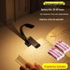 Rechargeable Mini Clip-On Reading Lamp - Dormitory & Bedside Study Light