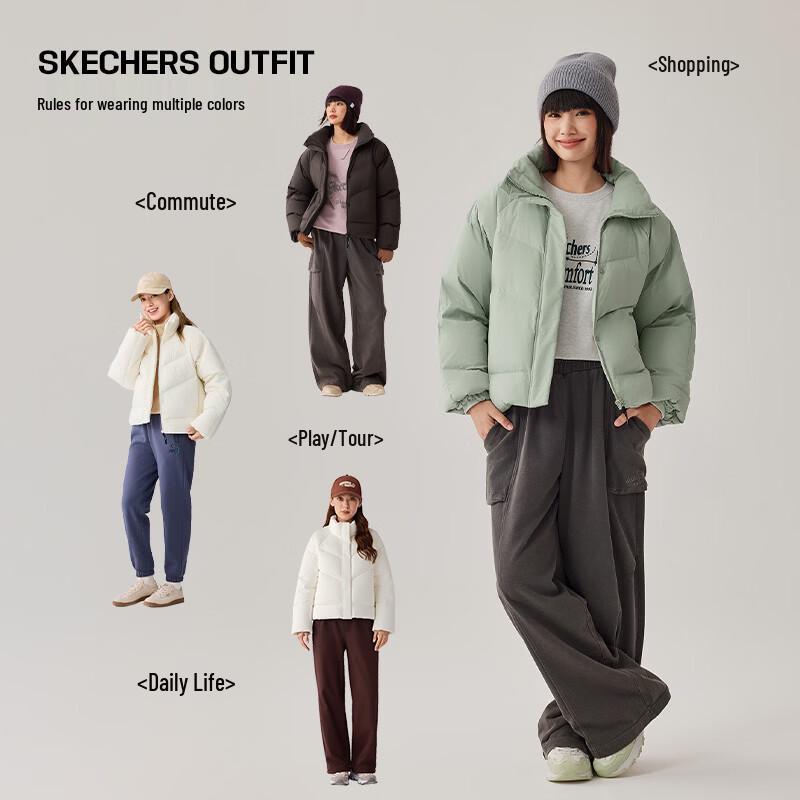 Skechers Women's L425W019 Casual Down Jacket