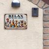 Humorous Metal Wall Art Crazy Sign Home Bar Man Cave Office Decor 8x12 Inch Steel Weatherproof Sign Birthday Gift Housewarming Gift Funny Decor