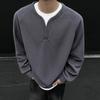 Sweatshirt For Men Long Sleeve Casual Pullover Tops Fall Clothes Fashion Solid Color Comfort Sweatshirts